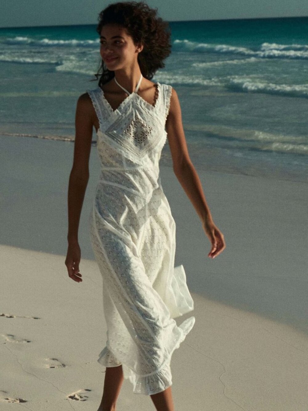 NWOT Doen Frieda Eyelet Maxi Dress Size Small